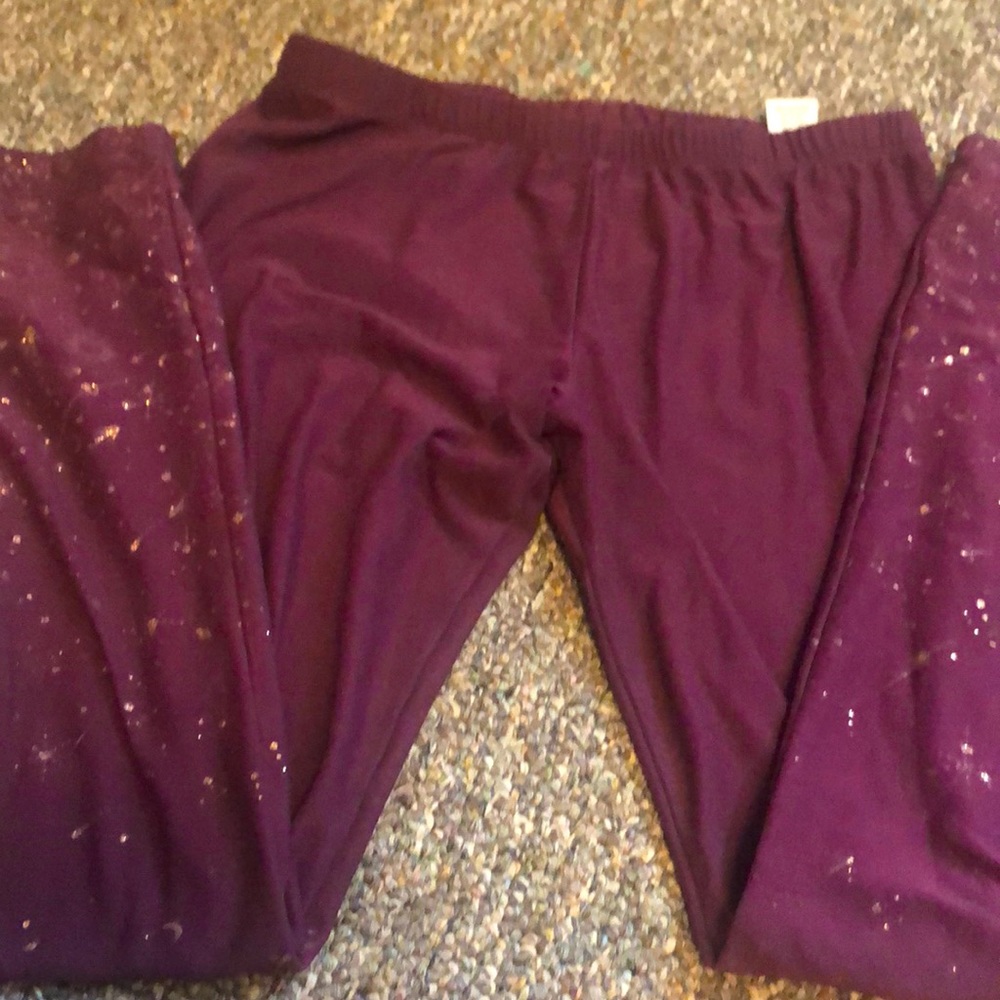 Did leggings with gold specks on them